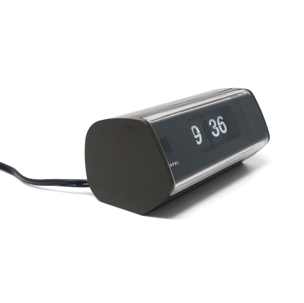 Vintage Dark Grey Copal Model 222 Flip Clock