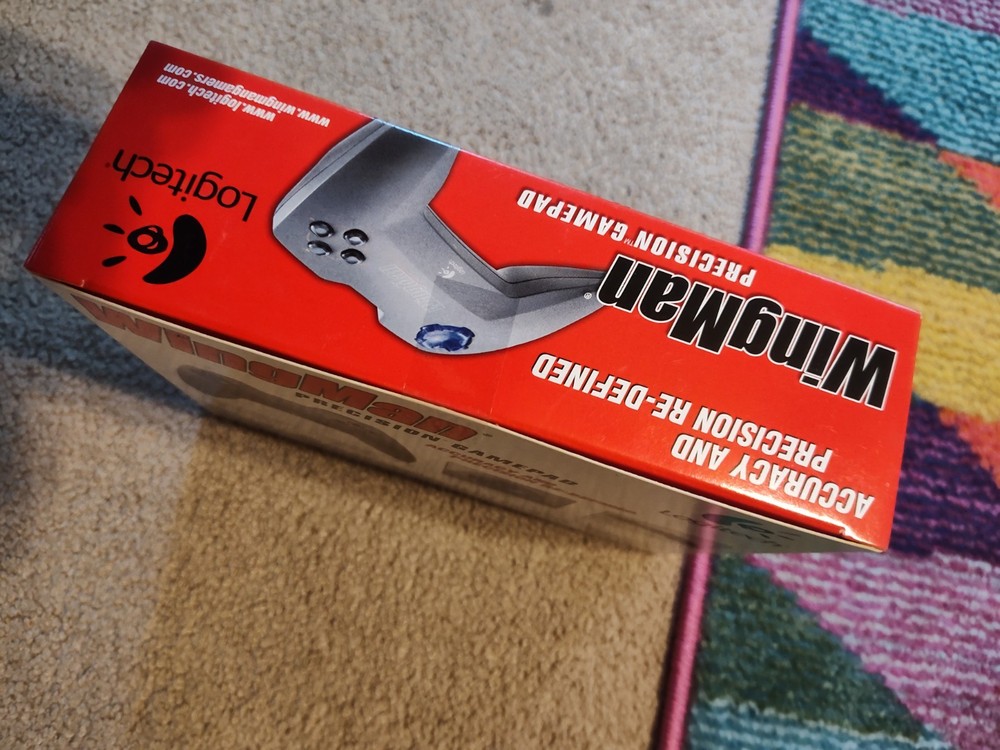 Vintage Logitech Wingman Precision GamePad Controller PC Gaming Windows 95 98