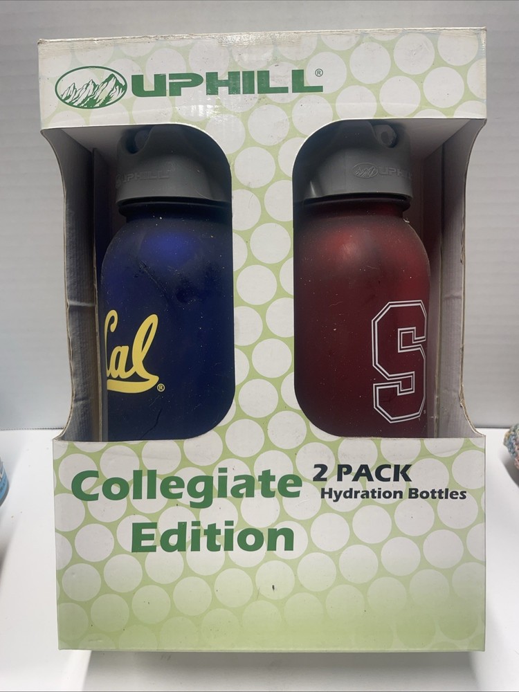 Uphill 2 Pack Hydration Bottles Collegiate Edition