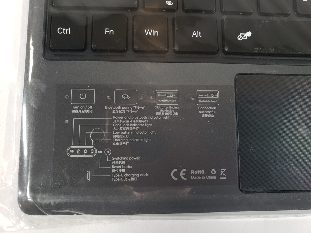 Wireless Keyboard Type Cover Trackpad Mouse Replacement Microsoft Surface Pro