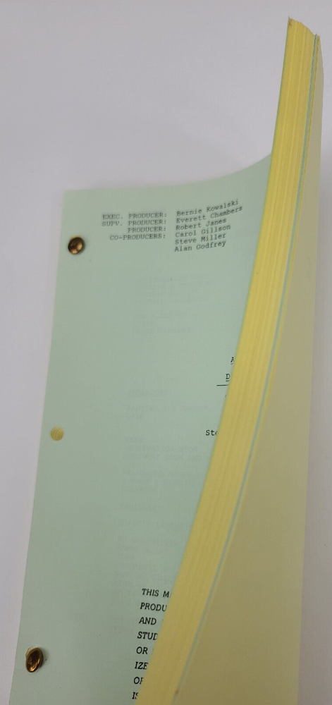AIRWOLF / Stephen A. Miller 1985 TV Script, Jean Bruce Scott "Discovery"