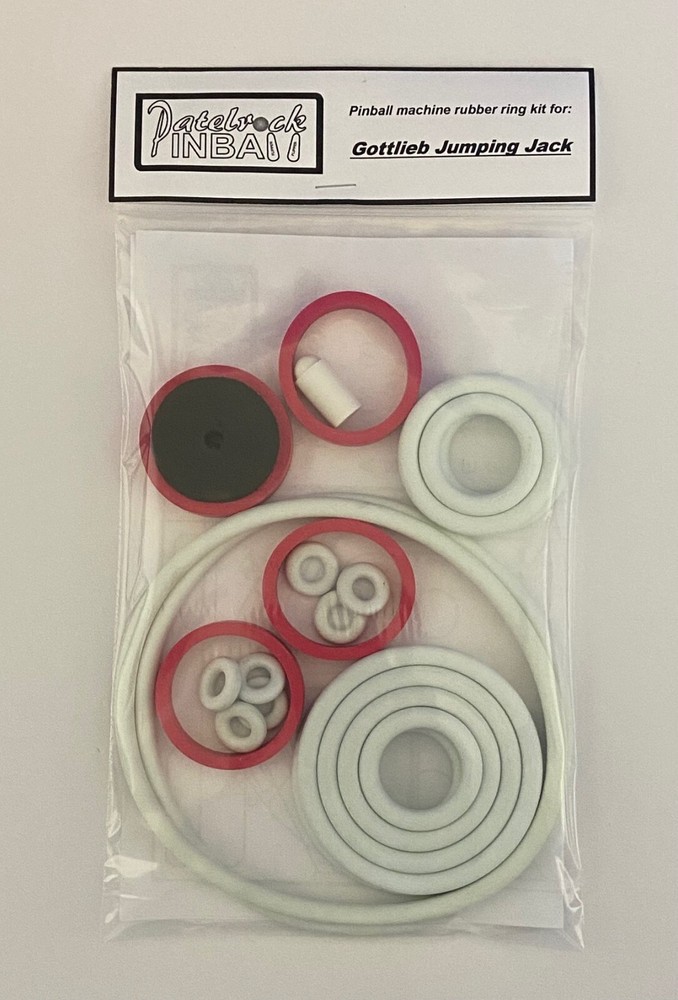 1973 Gottlieb Jumping Jack Pinball Machine Rubber Ring Kit