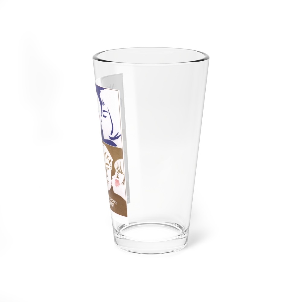 Soviet Era Poster 267 - Pint Glass 16oz