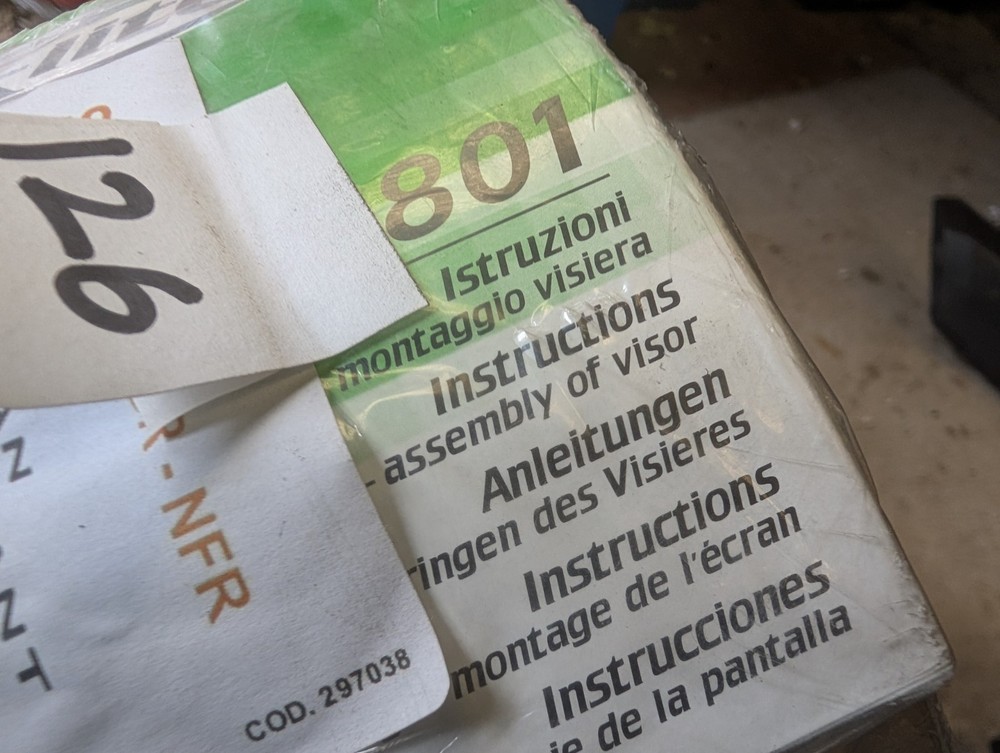 X-Lite 801 Visor NOS #WG11