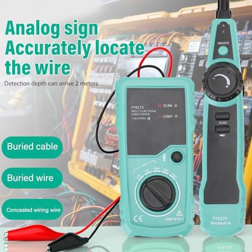 Underground Cable Locator, 7 Ft Max Detect Depth Cable Tester, Wire Tracer
