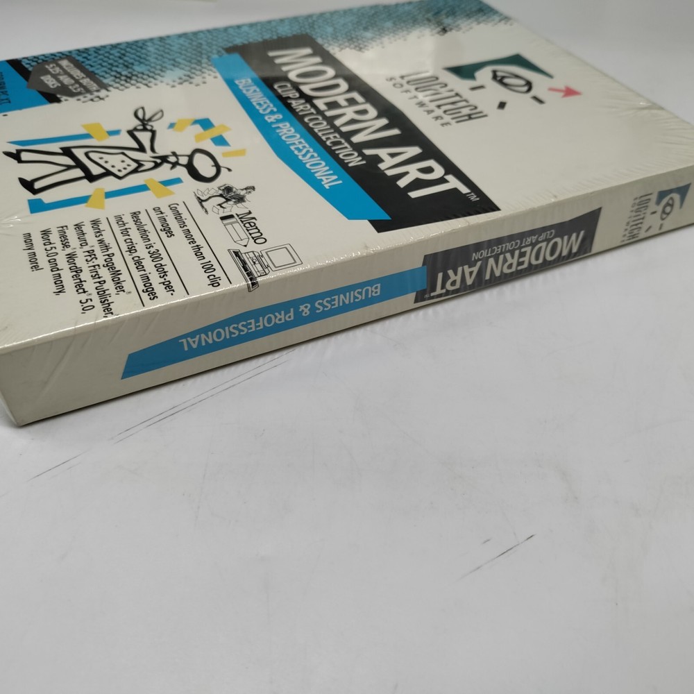 Modern Art Clip Art Collection Logitech Software Sealed NEW