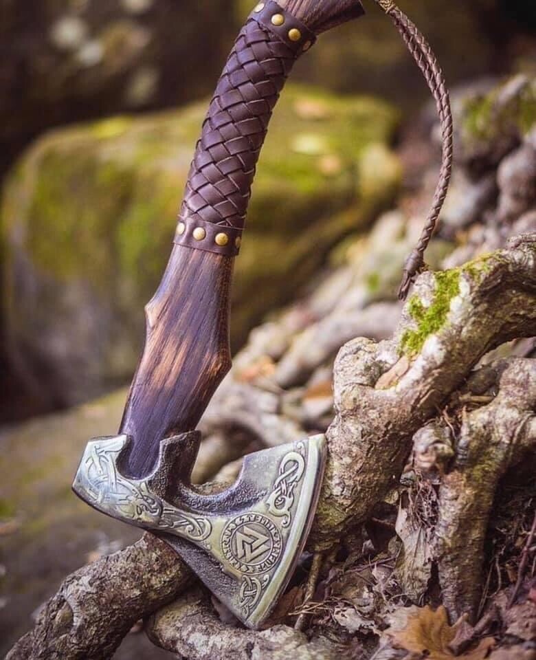 Viking Bearded Axe Hatchet Throwing Axe Same Day Shipping