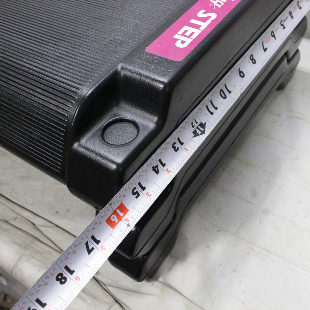 Step Exercise Aerobics Exercise Stepper Body Adjustable Step USA Made No VHS