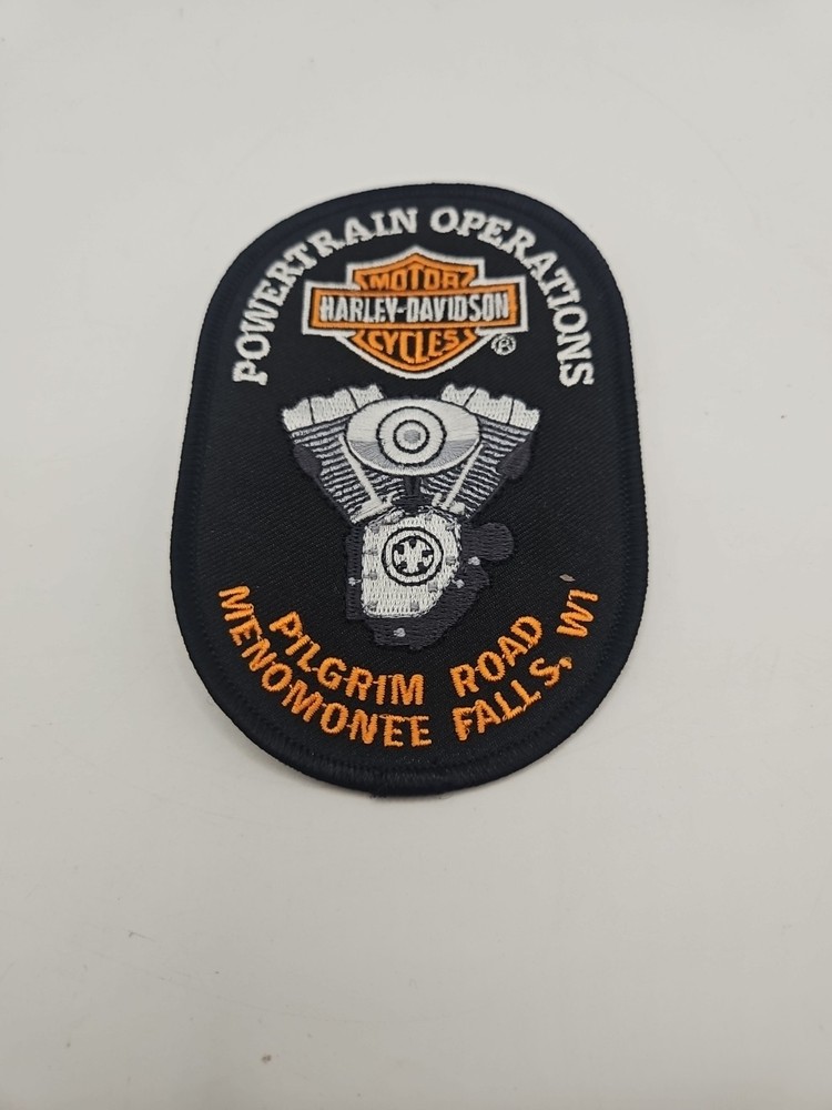 Harley Davidson Patch Powertrain Operations Pilgrim Rd Jacket Hat Vest Emblem
