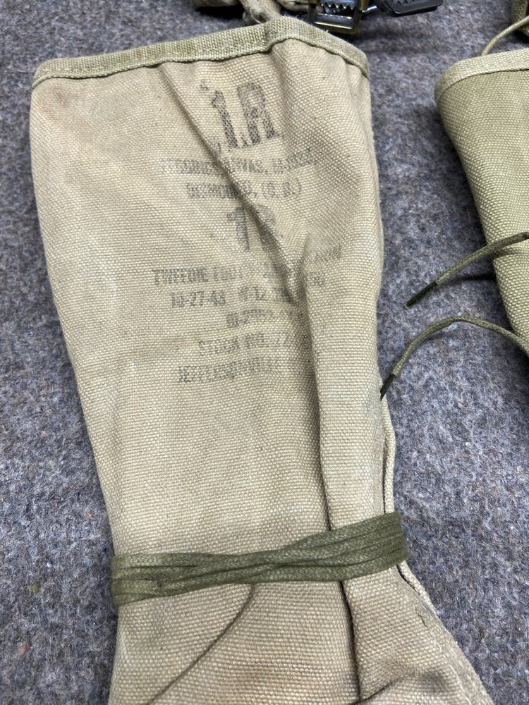 VTG WW2 Era US Army M1938 Field Leggings Gaiters Various Sizes AS IS