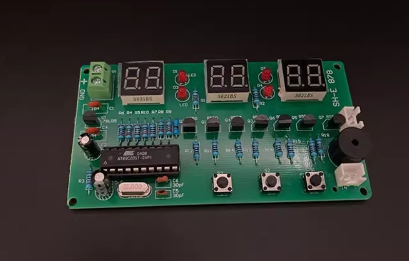 DIY Electronics Soldering Practice Kit 8051 MCU Digital clock DIY kit