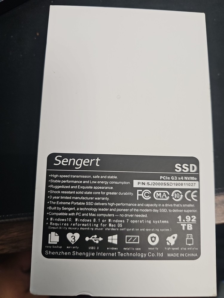 Seagate Backup Plus for Mac USB External Desktop Drive *Tested working