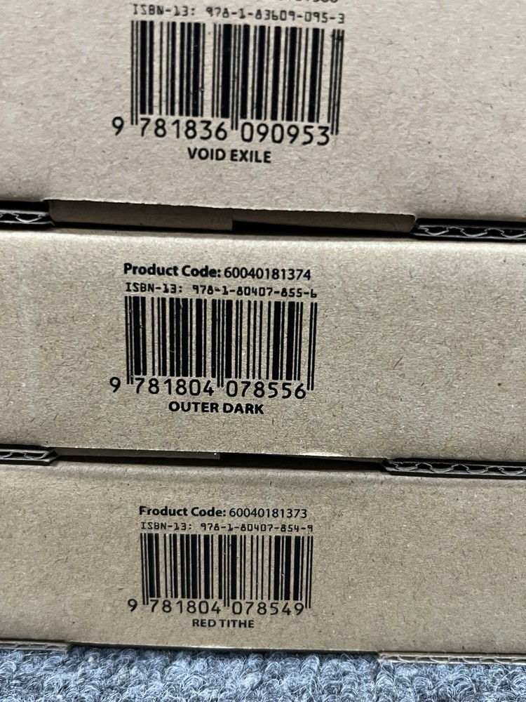 Warhammer Carcharodons Trilogy Special Edition Red Tithe, Outer Dark, Void Exile