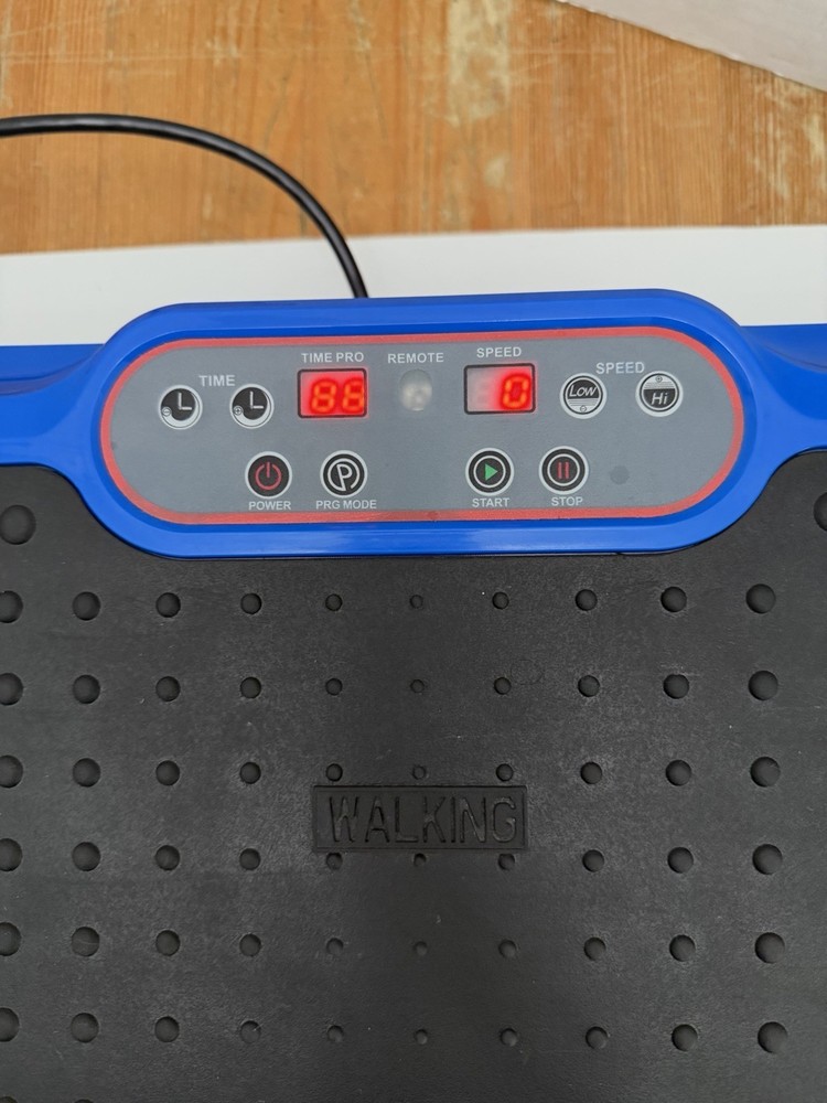 LifePro Blue Vibration Plate Exercise Machine with Remote Control