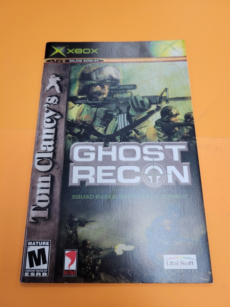 XBOX Manual Tom Clancys Ghost Recon