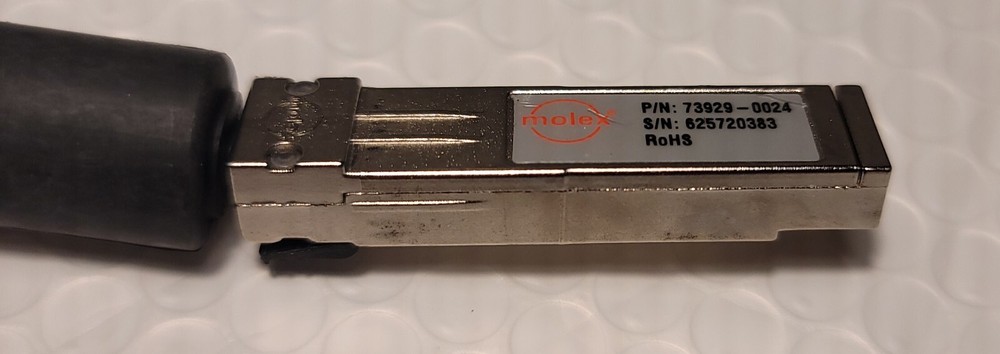 MOLEX 73929-0024 FIBER OPTIC INTERCONNECT CABLE *TESTED*