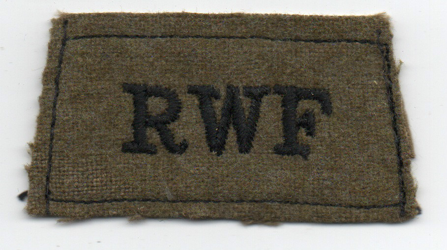WWII Military Patch with Band on back RWF