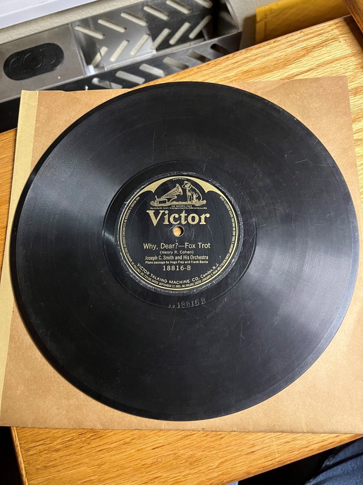 Victor 10" Record - Sal-O-May / Why, Dear? - READ