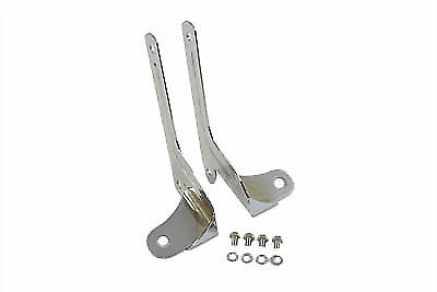 Chrome Spotlamp Bracket Set for Harley Davidson by V-Twin