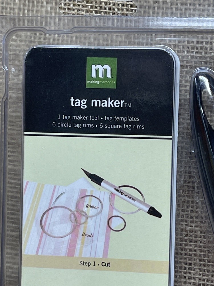 Making Memories Tag Maker Tool - New!