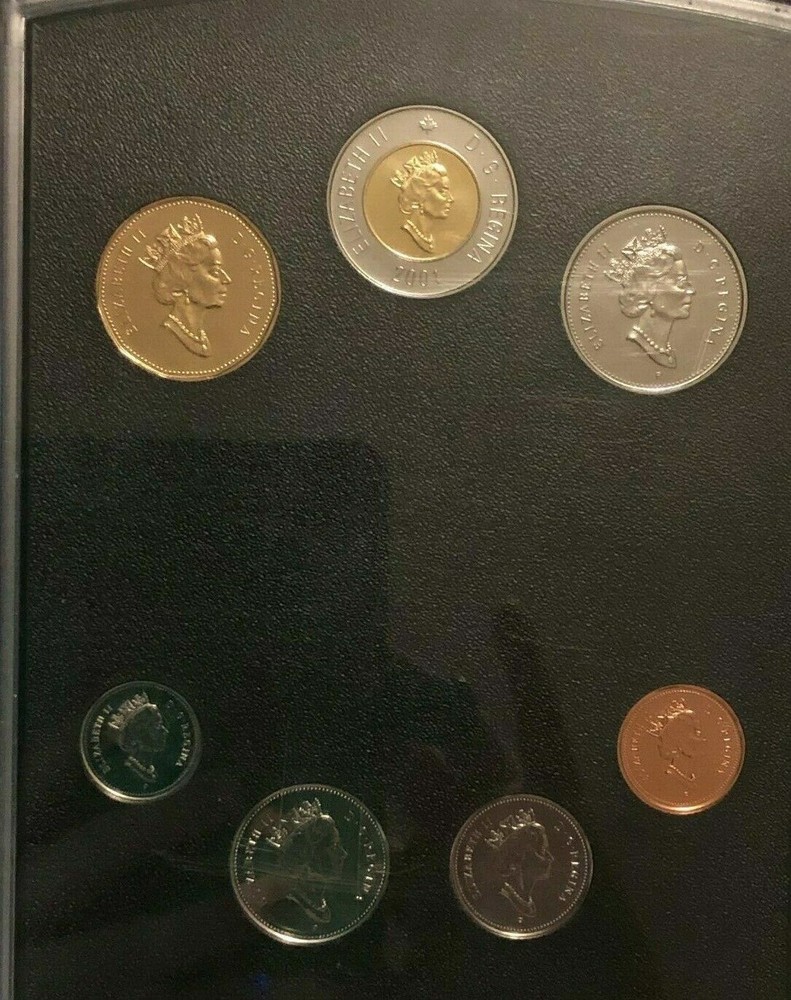 2001 Canada TINY TREASURES Uncirculated 7 Coin Set - FREE Ship!
