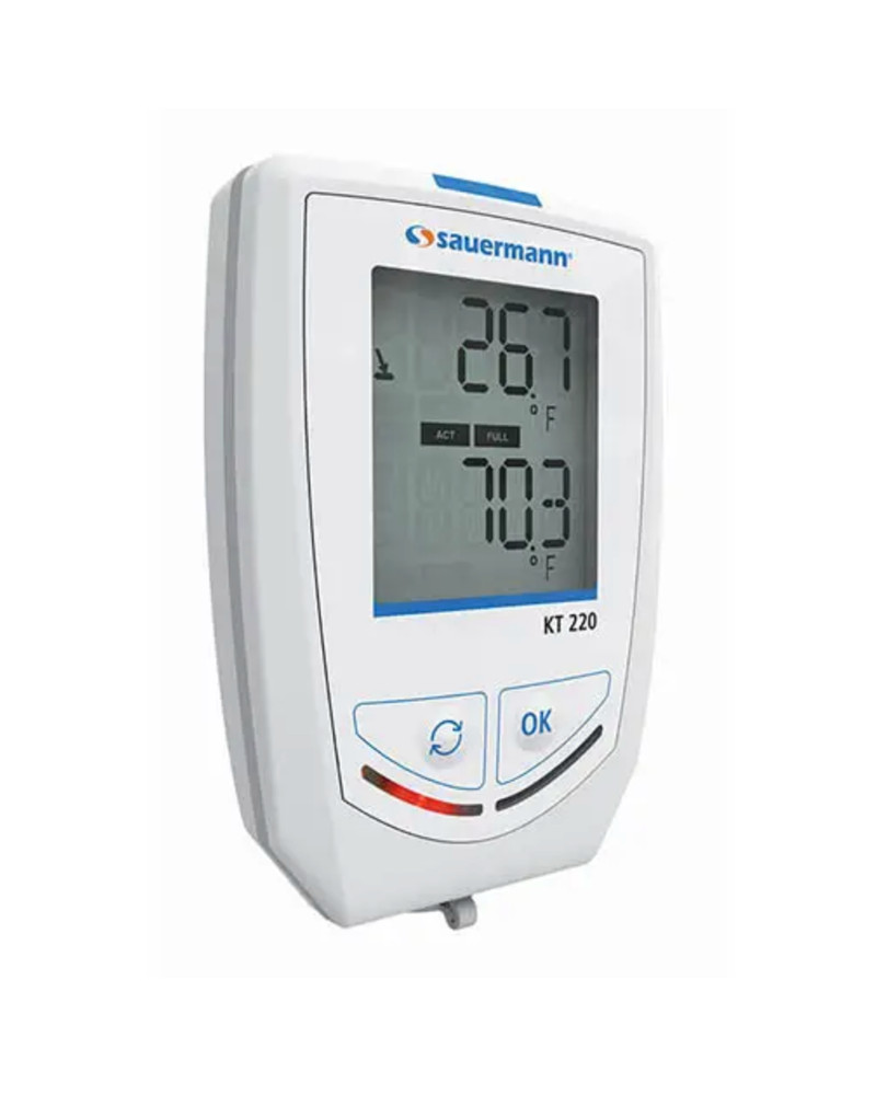 Sauermann KT 220-O Temp./Humidity/Curr./Volt./Impulsion/WP Data Logger