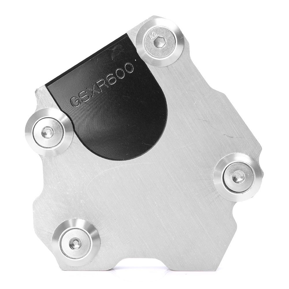 Side Stand Plate Pad Base Fit Motorcycle Black Gray Motor