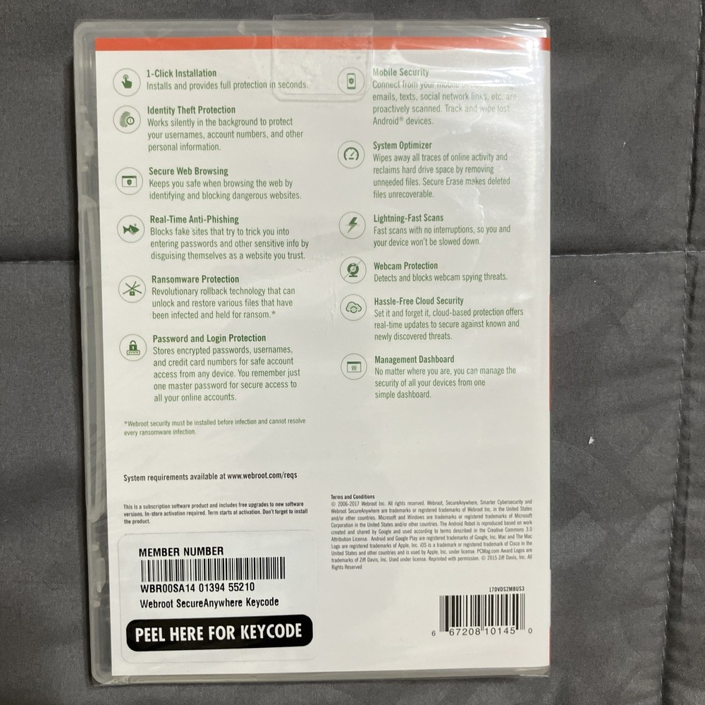 Webroot Secure Anywhere Internet Security
