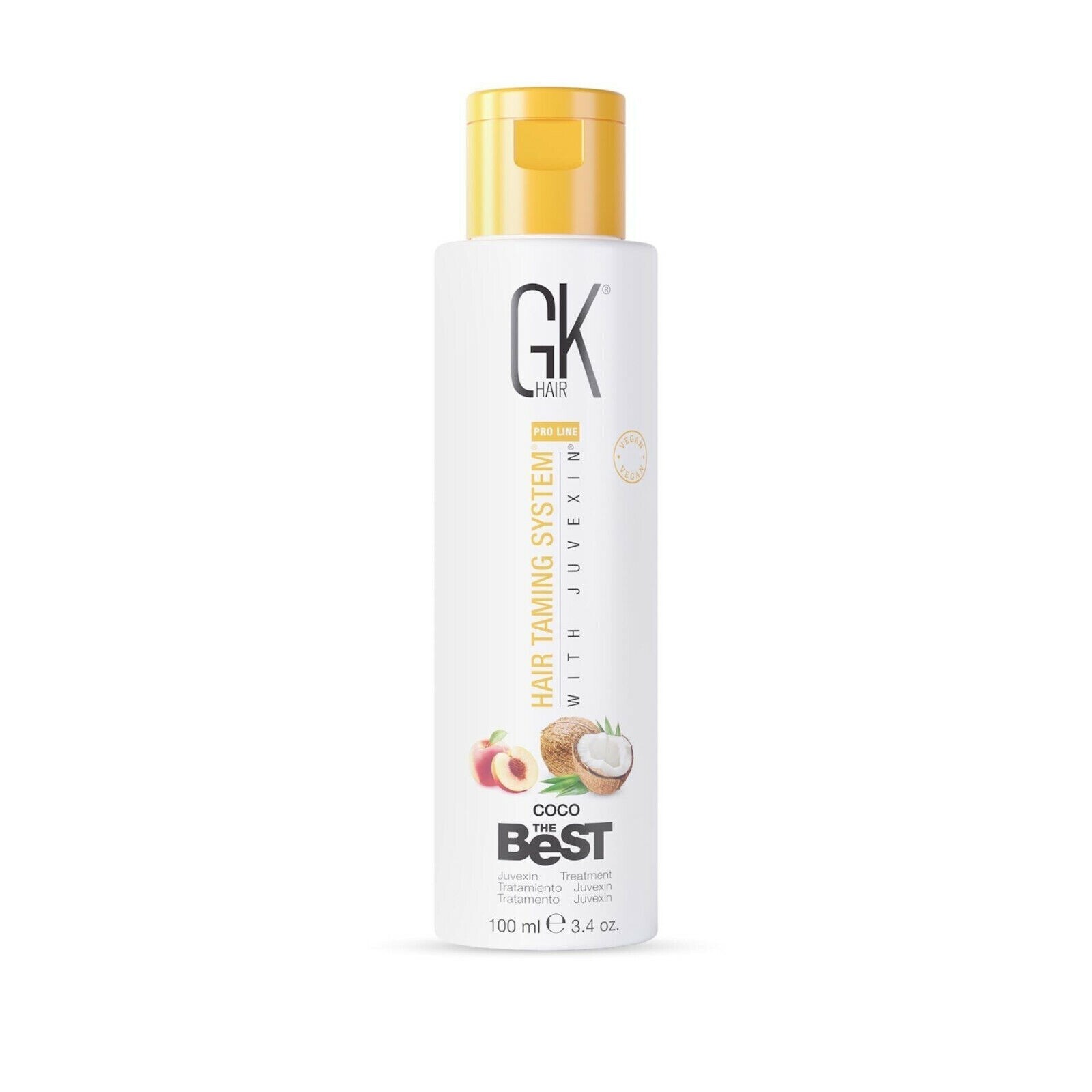 GK HAIR The Best COCO Vegan Keratin Brazilian Treatment Silky Smoothing 3.4 Oz
