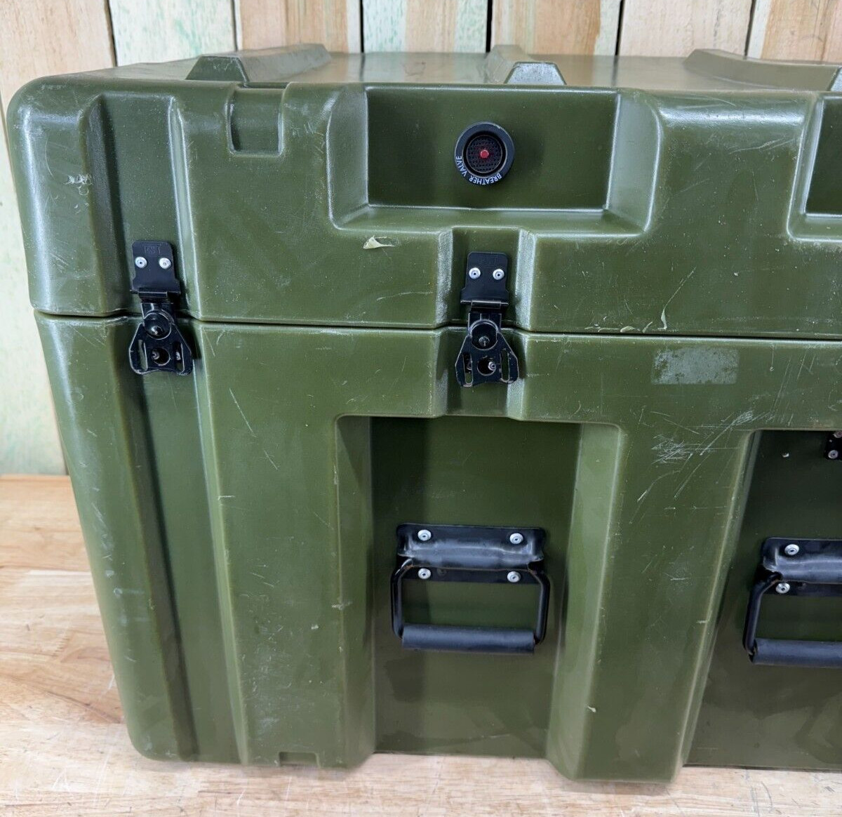 PSI Footlocker Green Case 32"X20.5"X21.5" Military (Hardigg) Waterproof