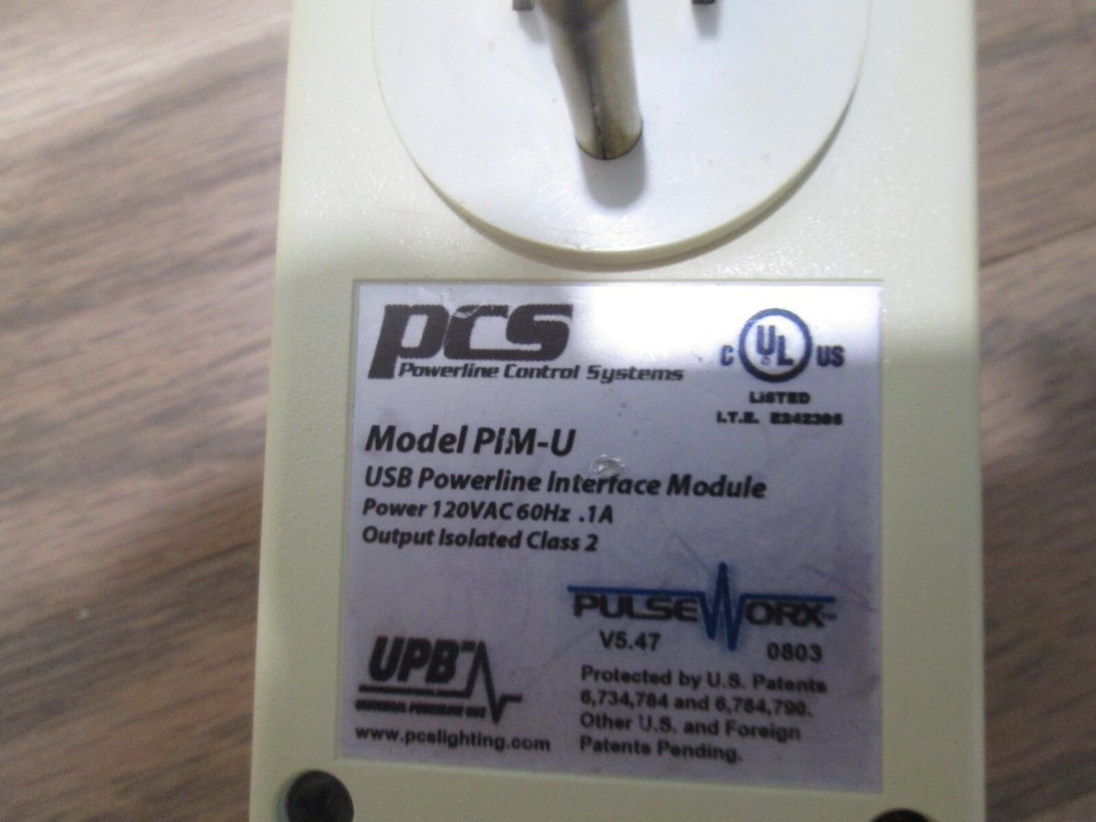 Pulseworx Powerline Control Systems Pim-U - USB Powerline Interface Module