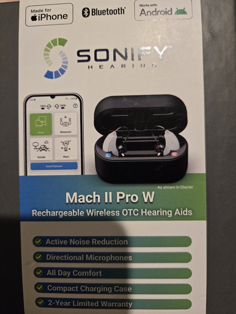 Sonify Hearing Aids - Mach II Pro W- wireless + bluetooth