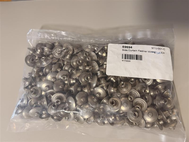 Model A & Model T Side Curtain Fastener - 200 Quantity Pack