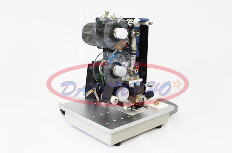 Semi-Auto Ribbon Printer Adjustable Machine Hot Stamp Coder Foot Switch HP241B