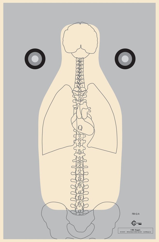 FBI-Q-A (w/ Anatomy) (100 Target Pack)