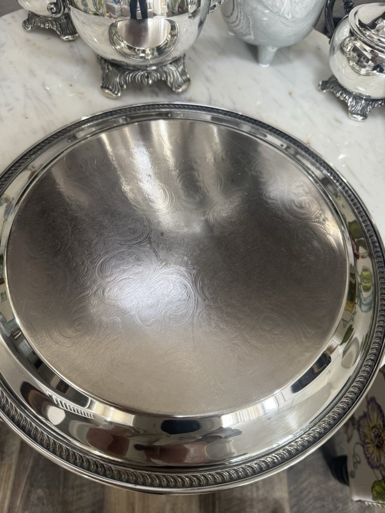 F.B. Rogers Silver Co. Coffee Service Set - 4 Piece Footed American Victorian