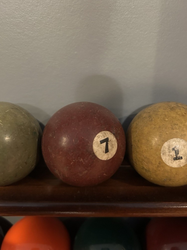 vintage pool balls
