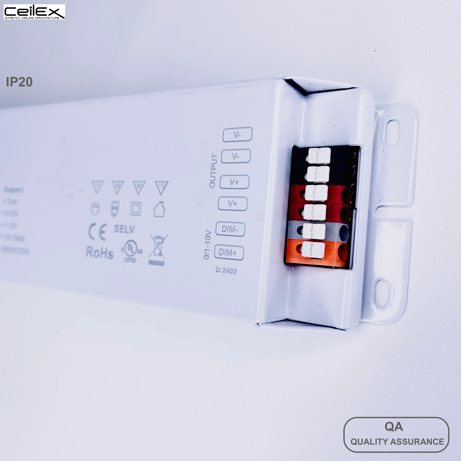 Dimmable TRIAC LED Driver 24V 300W IP20 Power Supply Transformer + UL Listed