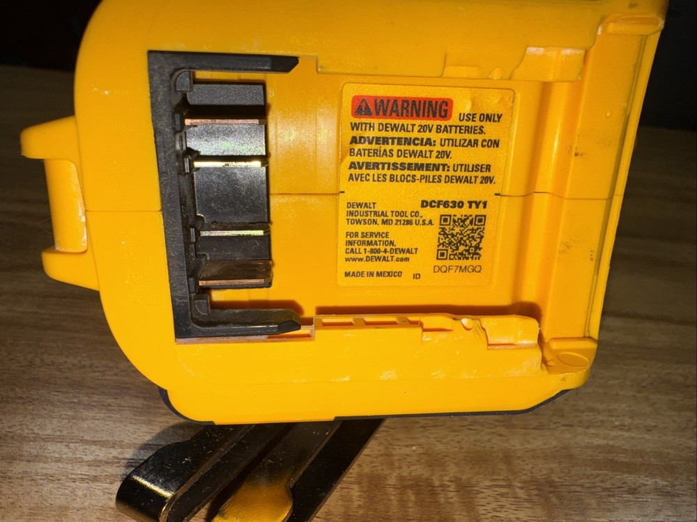 DEWALT DCF630B 20V XR Drywall Screwdriver Tool Only — Cleaned