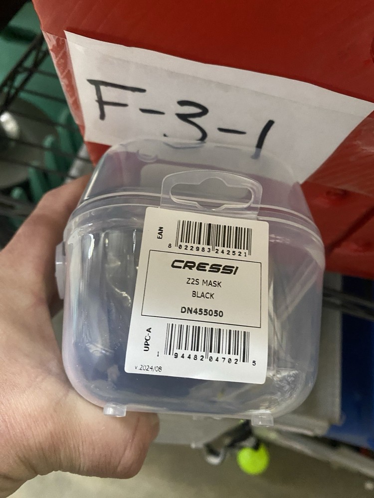 Cressi Z2S Frameless Mask - BLACK