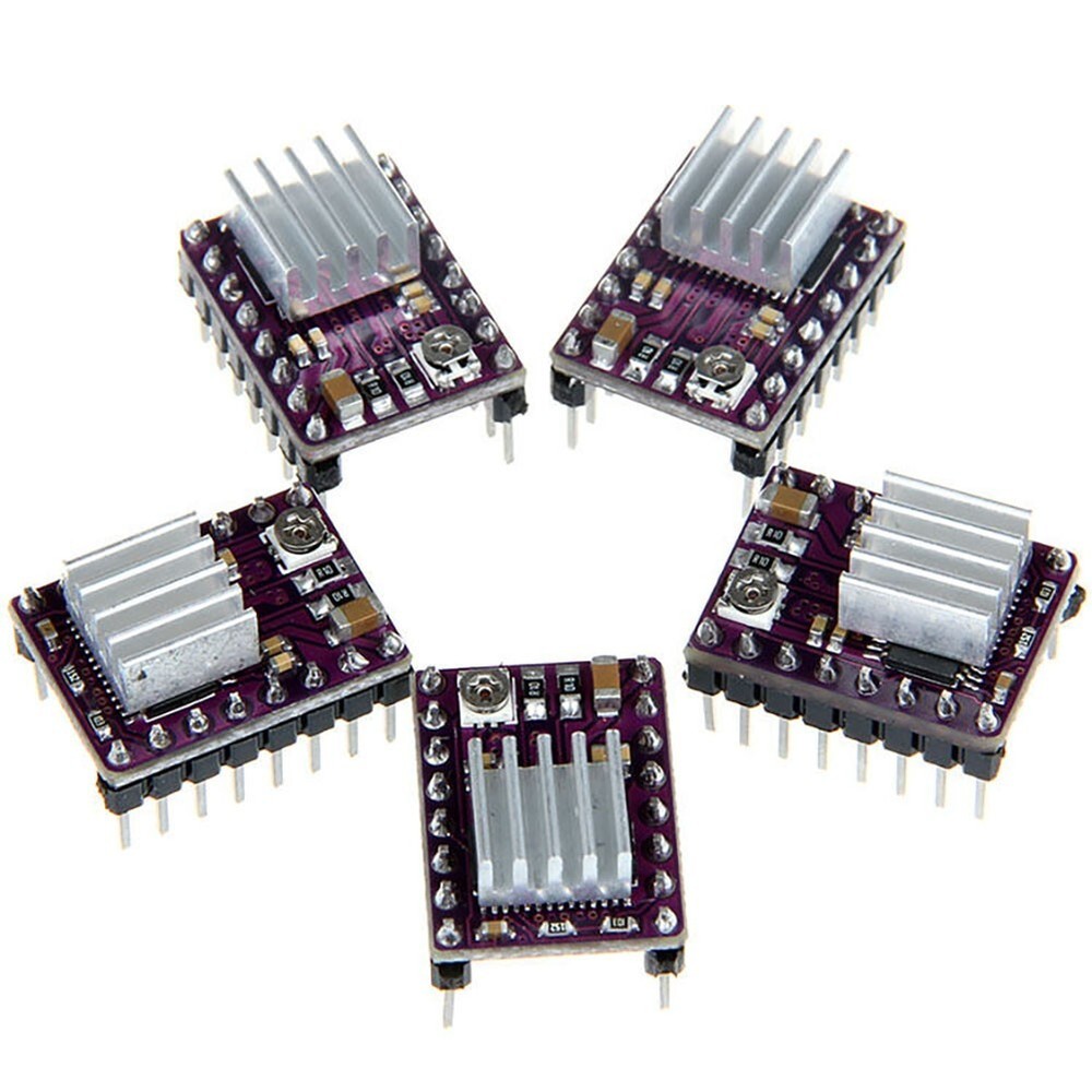 Advanced 5PCS DRV8825 Stepper Motor Driver Control for Improved For 3D Printing