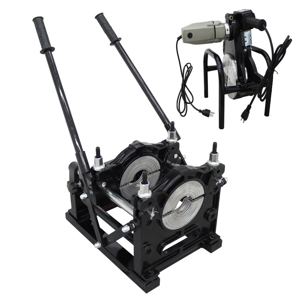 Electric Pipe Fusion Welder Pipe Melting Machine 110V 2.48"-6.3" (63-160mm)PB PE