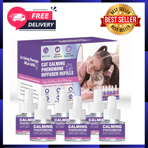 Cat Pheromones Calming Diffuser Refill 6 Pack Multicat Pheromone Diffusers Refil