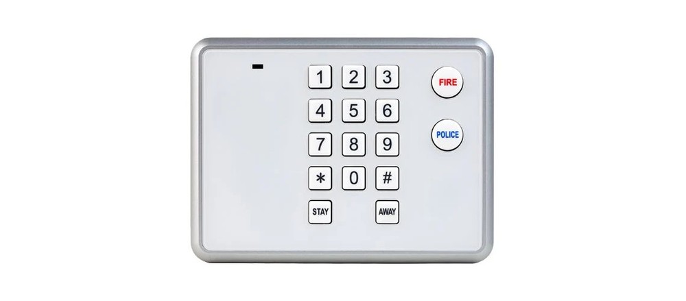 2GIG 345MHz Wireless Security Keypad w/ Fire & Panic Buttons NEW