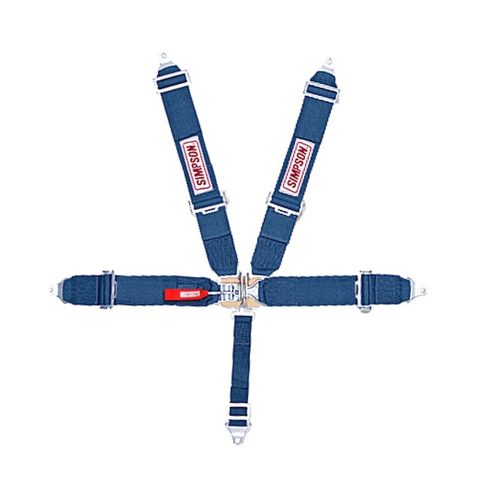 29061BL Simpson Racing STD. Latch & Link 5pt. Harness