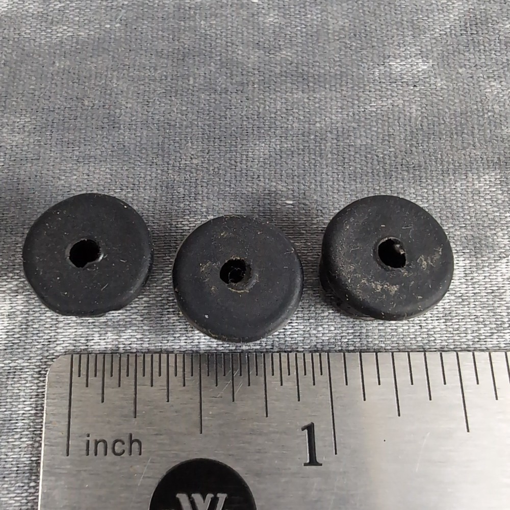 3 Replacement Capresso Espresso Machine Model 304 Rubber Feet