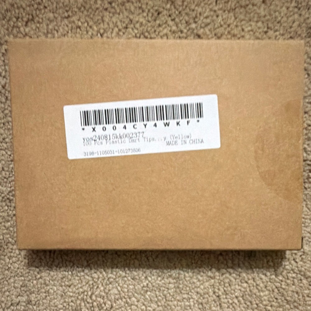 100 Pcs Dart Tips, Game Soft Darts Tips Replacements Dart Accessory (Yellow)