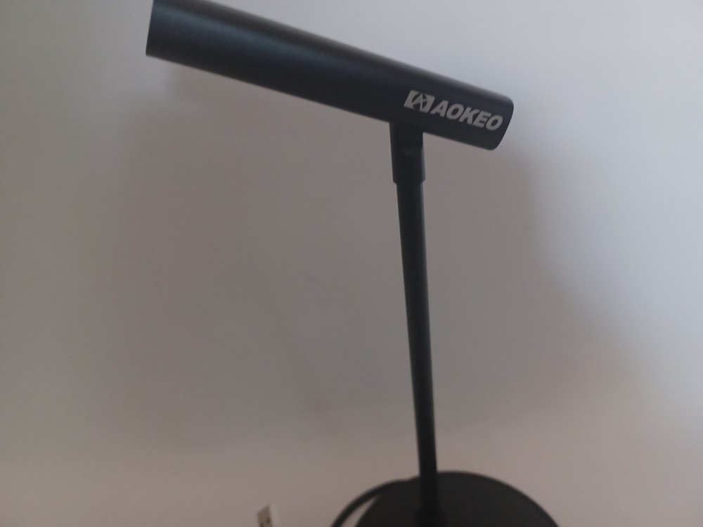 Aokeo USB Computer Microphone Noise-Cancelling Recording Desktop Mic for PC/L...