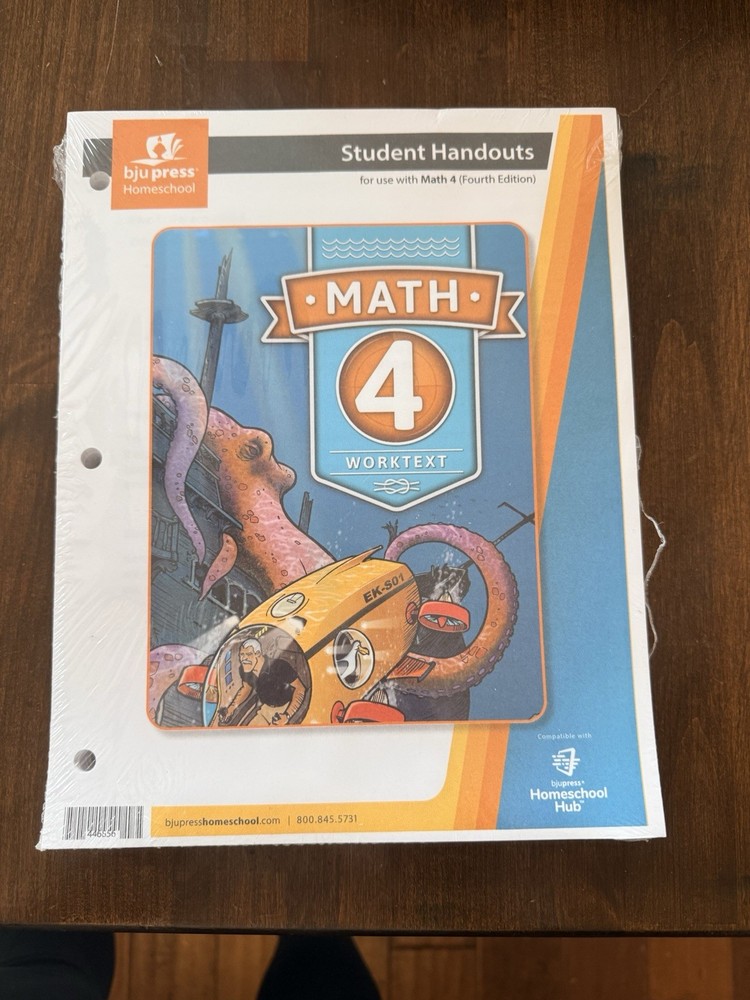 BJU Press - Math 4 Student Worktext (4th ed)  515536