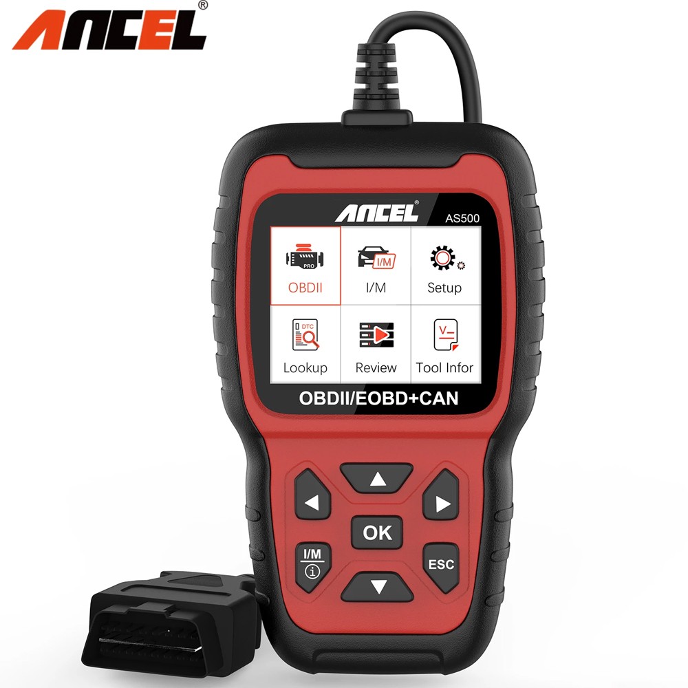 Ancel AS500 Car Code Reader OBD2 Scanner Check Engine Battery Monitoring Tool